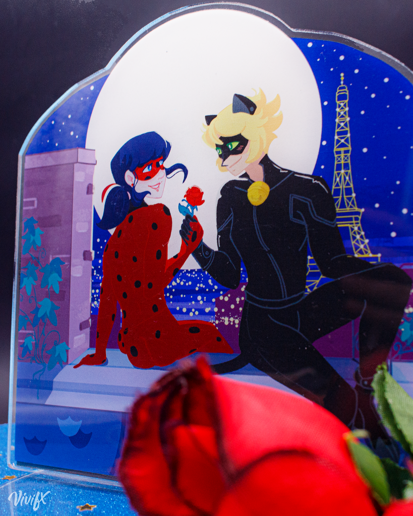 Miraculous Ladybug Double-Sided LadyNoir Acrylic Stand