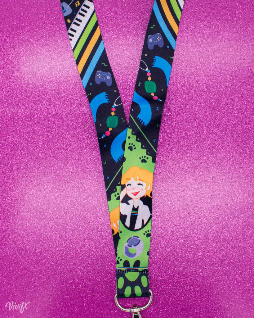Cataclysm! Double Sided Adrien/Chat Lanyard